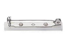 Brady People Id 5735-2000 Pins & Clamps Nickel Plated Steel Pressure Sensitive 1 Hole Ribbed Face Clip 57352000 