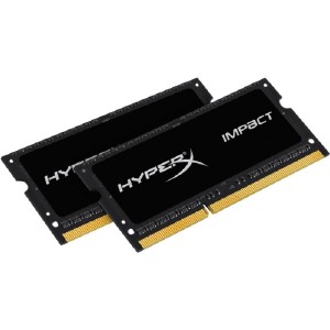 Kingston Hyperx Impact Sodimm 16gb Kit 2x8gb Ddr3l 1600mhz 16 Gb 2 X 8 Gb Ddr3 Sdram 1600 Mhz Ddr3 1600 Pc3 1 35 V Non Ecc Unbuffered 4 Pin Sodimm Hx316ls9ibk216