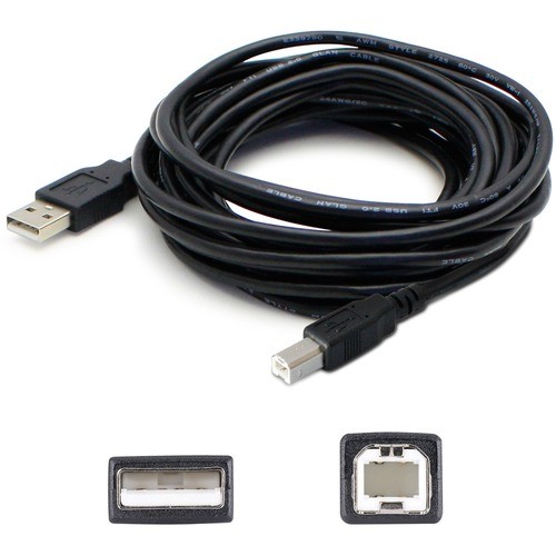 AddOn 10ft DisplayPort male to male black cable 
