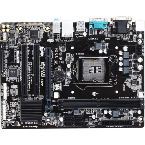 Gigabyte Ultra Durable GA-H110M-S2H Desktop Motherboard - Intel Chipset ...