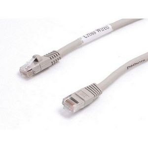 Commercial Electric 100 ft. CAT5E UTP White Patch Cord Network