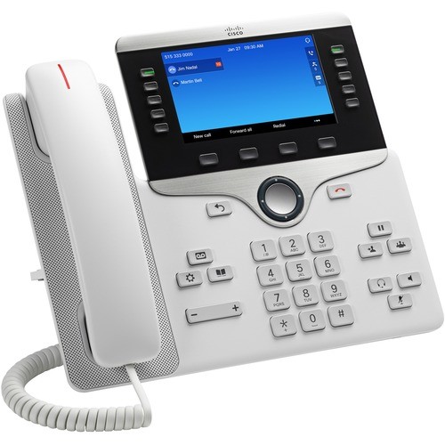 Cisco 8841 IP Phone - Refurbished - Wall Mountable - VoIP - Caller ID ...