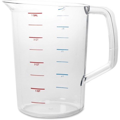 Rubbermaid Commercial FG321800 - Measuring Cup, Bouncer®, 4 Quart, Clear  Polycarbonate