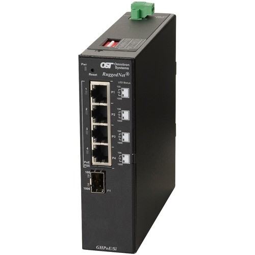 3219-0-14-1Z | Omnitron Systems® Omnitron Systems Ruggednet Unmanaged  Industrial Gigabit High Power 60w Poe, Sfp, Rj-45, Ethernet Fib 32190141z