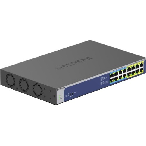 Netgear GS516UP Ethernet Switch - 16 Ports - 2 Layer Supported