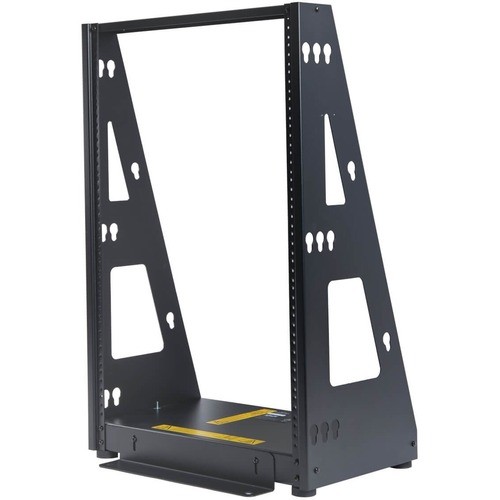 2-Post Open Frame Server Rack, 12U, Switch-Depth, Wall-Mount