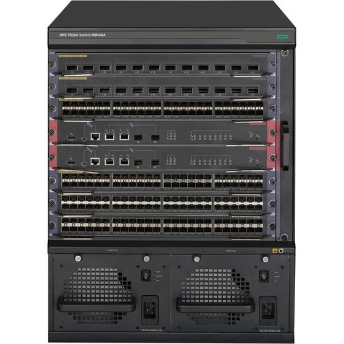 HPE FlexNetwork 7506X PoE Ethernet Switch 6 Slots Chassis - Manageable -  100 Gigabit Ethernet - 100GBase-X - 2 Layer Supported - Modular - Power  Supply - 1400 W Power Consumption 