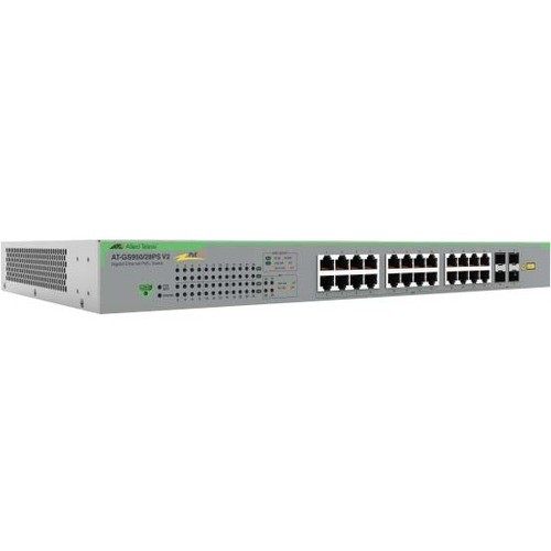 Allied Telesis GS950/28PS V2 Ethernet Switch - 24 Ports