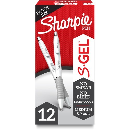 Sharpie S-Gel S-Gel Retractable Gel Pen, Medium 0.7 mm, Blue Ink