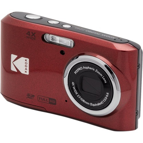 Kodak PIXPRO Friendly Zoom FZ43-RD 16MP Digital Camera with 4X Optical Zoom  and 2.7 LCD Screen (Red)
