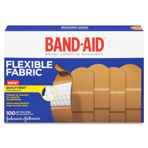 Band-Aid Brand Flexible Fabric Adhesive Bandages - 100 count