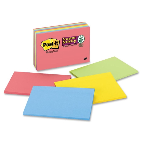 Post-it Super Sticky Rio de Janeiro Notes - 4/pk