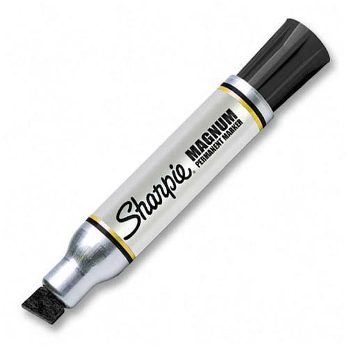  Sharpie 44001 Oversized Chisel Tip Extra Wide Magnum