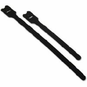 C2g 29850 Cable Management 8in Screw-mountable Hook-and-loop Cable Tie Multipack - 10 Pack 757120298502