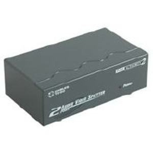 C2g 39967 VGA Switchboxes 2-port Uxga Monitor Splitter/extender With 3.5mm Audio (female Input) 39967 012300173520