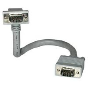 C2g 52021 Cables 1ft Premium Shielded Hd15 Sxga M/f Monitor Extension Cable With 90anddeg; Downwa 52021 757120520214