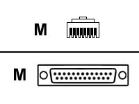 Digi International 76000238 Cables Digi 48 Rj-45/db-25m Crossover Cable(1 76000238 778888273624