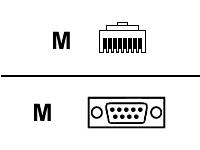 Digi International 76000264 Cables Digi 48in Rj-45/db-9m Crossover Cable (10 Pin) 76000264 006630729106