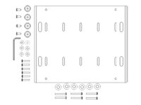 Chief MSB6044 Mounting Kits Msb Custom Interface Bracket 841872060125