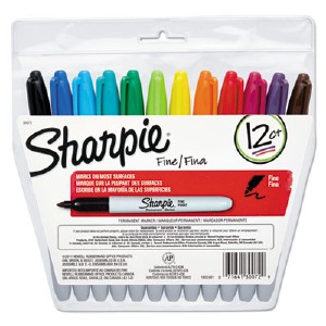 Sanford 37001 Sharpie Marker Black Ultra-Fine Tip (642736) SAB37001  SAB37001 - Gas and Supply