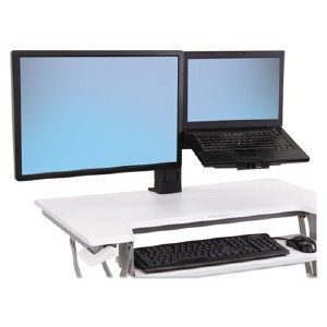 Ergotron Workfit Desk Mount For Monitor Notebook 24 Screen