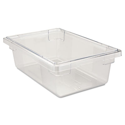 Rubbermaid FG330900CLR 12 x 18 x 6 Clear Plastic Food Box 