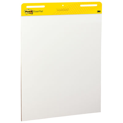 Super Sticky Easel Pad, 25 x 30, White, 30 Sheets/Pad, 2 Pads - MMM559, 3M Company