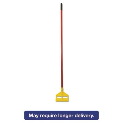 Rubbermaid Commercial invader 60 Inch Fiberglass Wet Mop Handle, Red  (FGH14600RD00)